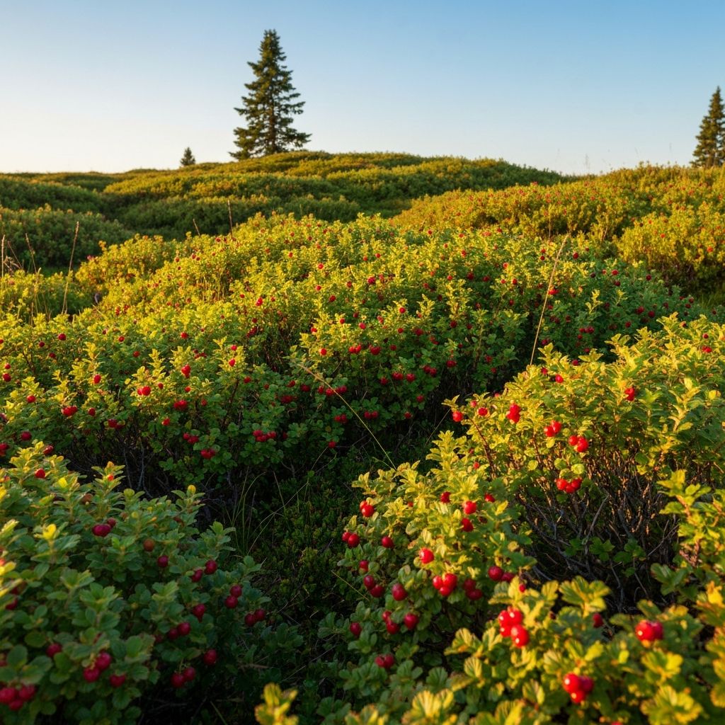 Beeren und natürliche Quellen
